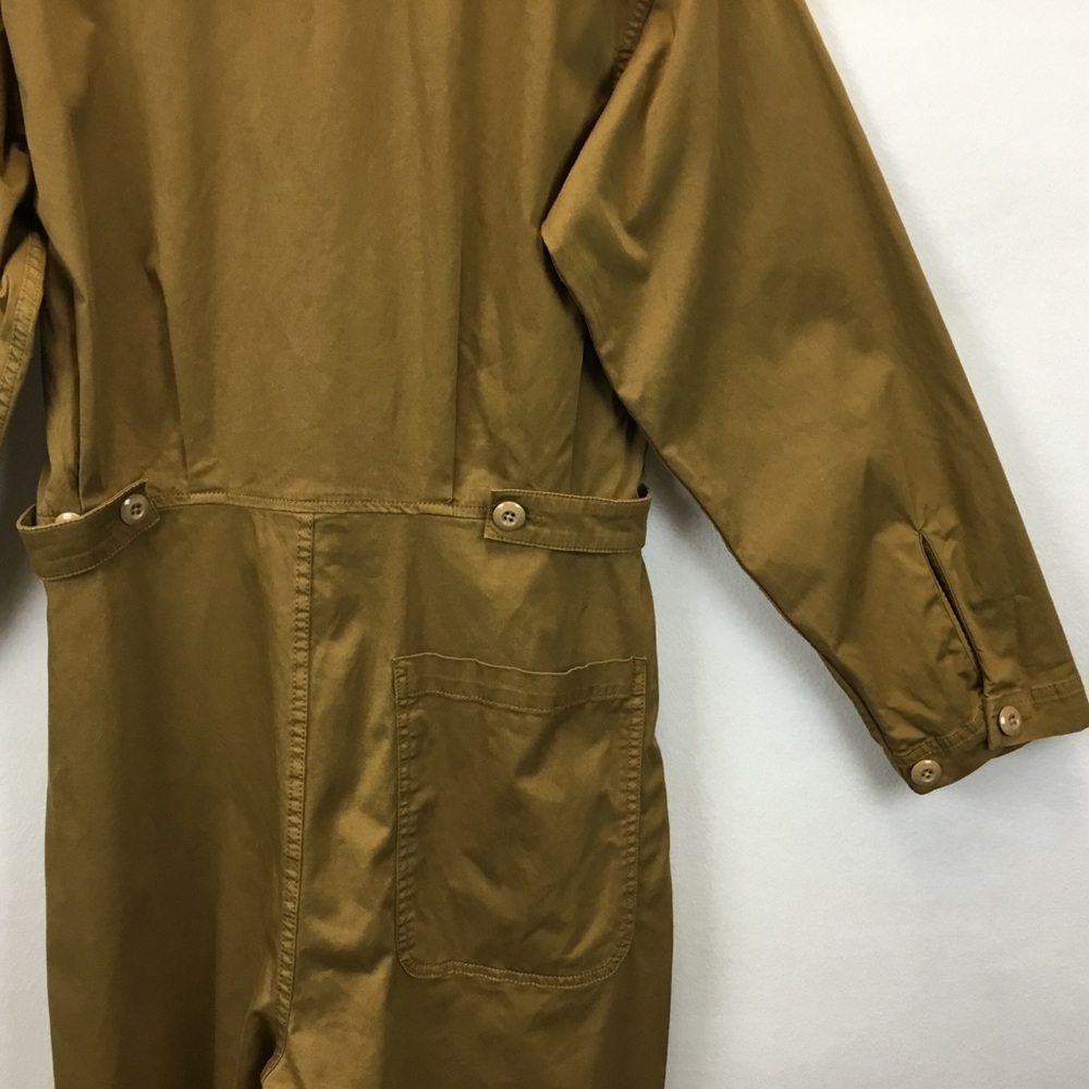 Alex Mill Women's Mustard Brown Utility Jumpsuit - Picture 8 of 14